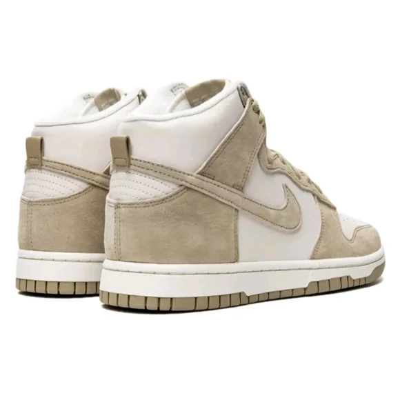 Nike Dunk Hi Retro PRM "Tan Suede" sneakers US Men's Size 10 - Picture 6 of 9